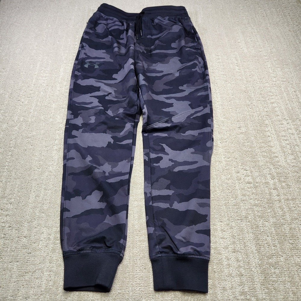 Under Armour Joggers Men Medium Sportstyle Elite Camo Print Slim Fit Athleisure